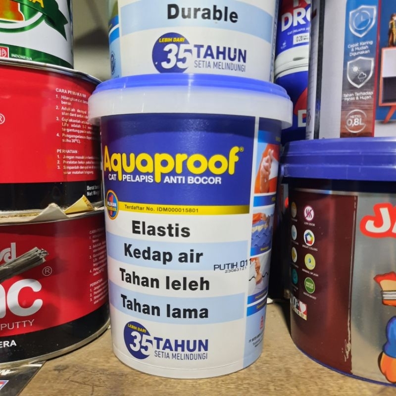 Cat Anti Bocor Aquaproof 1kg / Cat Pelapis Dinding / Cat Tembok Putih/ Cat Air / Cat pelapis anti bo