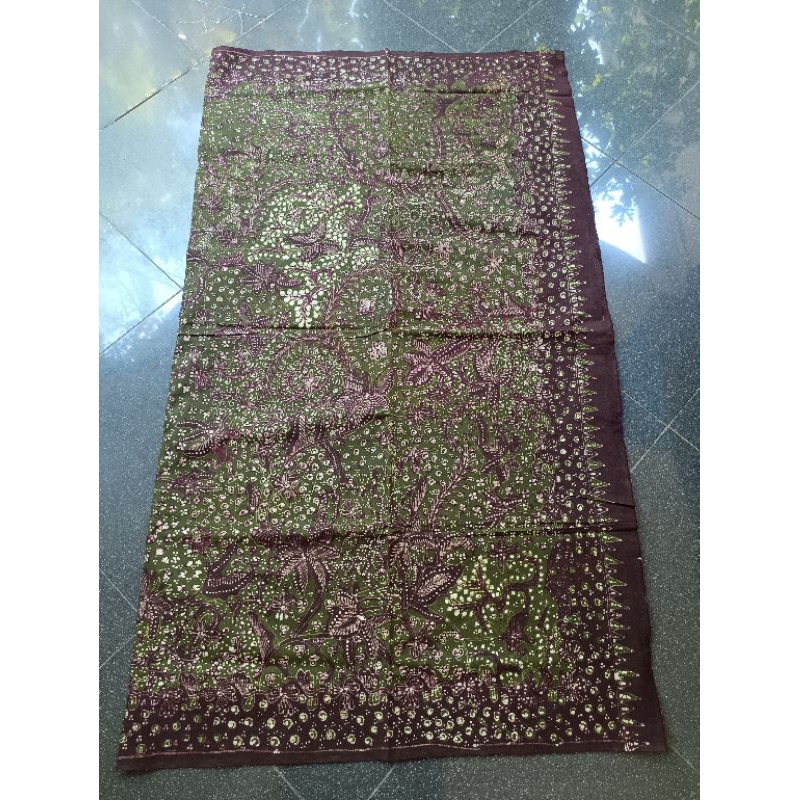 batik tulis lasem hijau boso mlatar