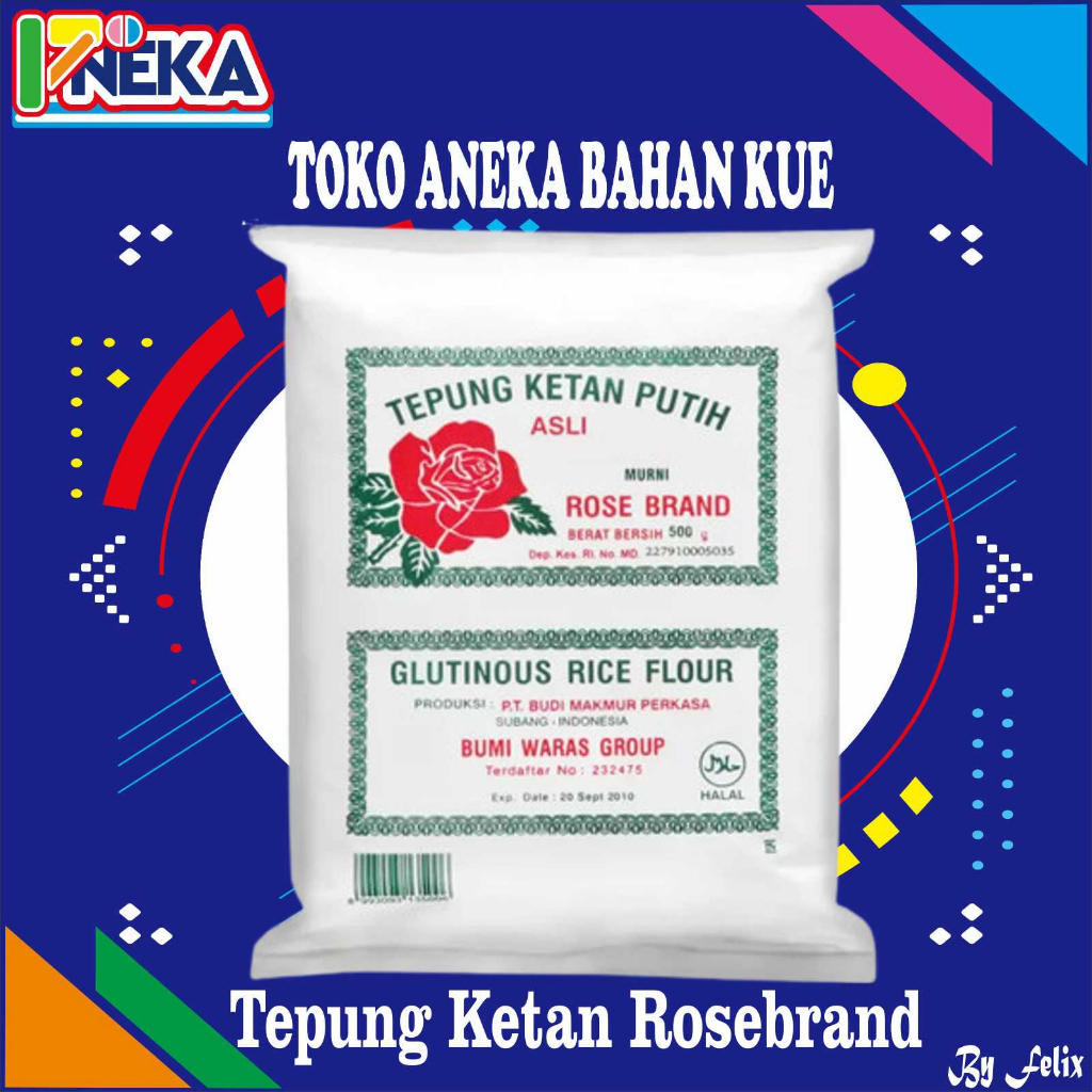 

Tepung Ketan Putih Rose Brand