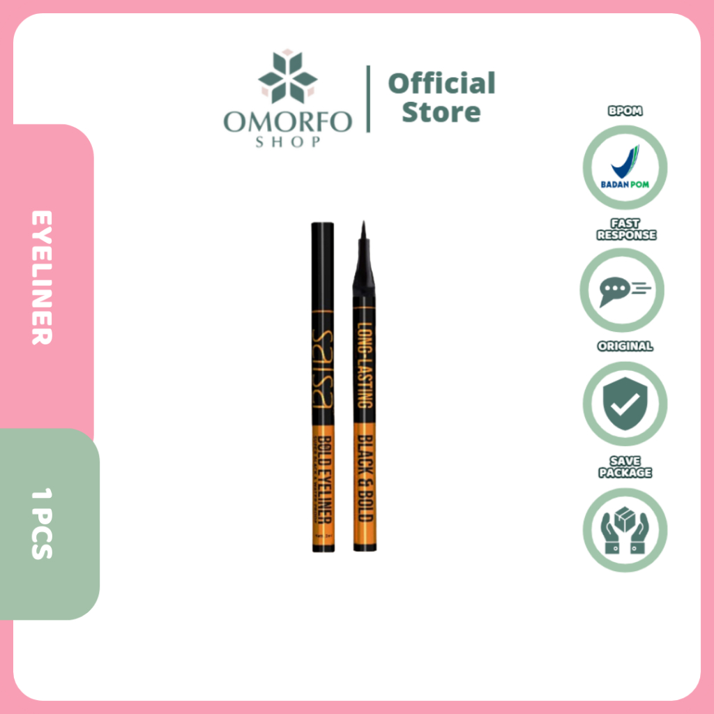 [Omorfo] Salsa Bold Eyeliner-Super Black & Waterproof