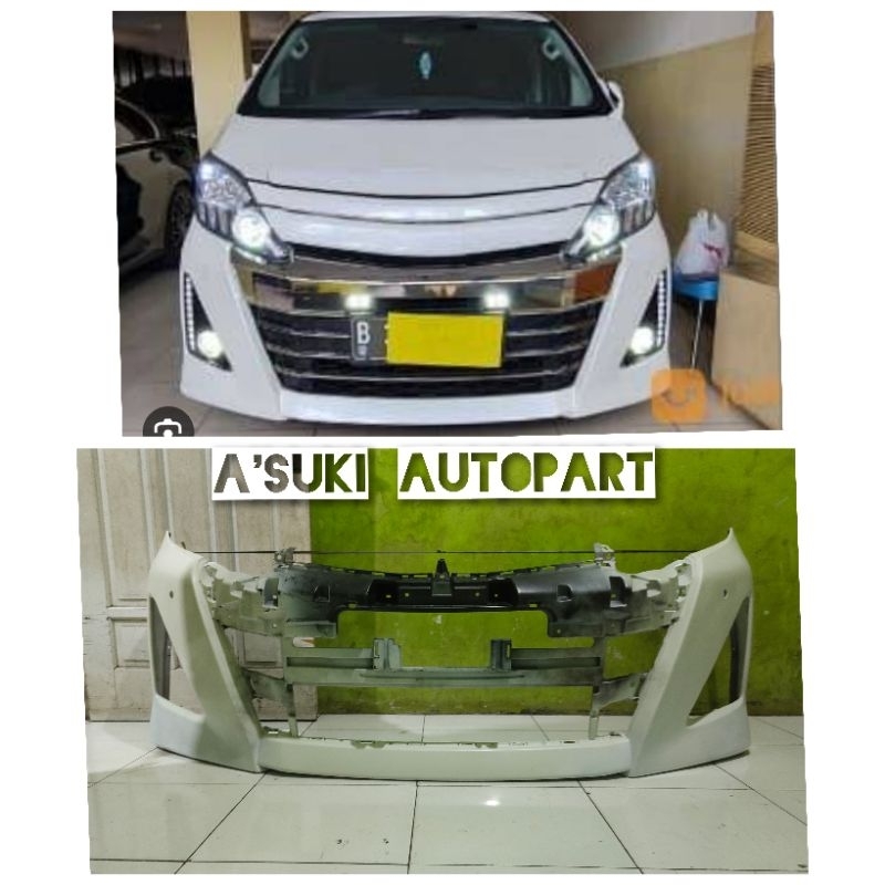 bumper bemper depan toyota alphard gs 2013