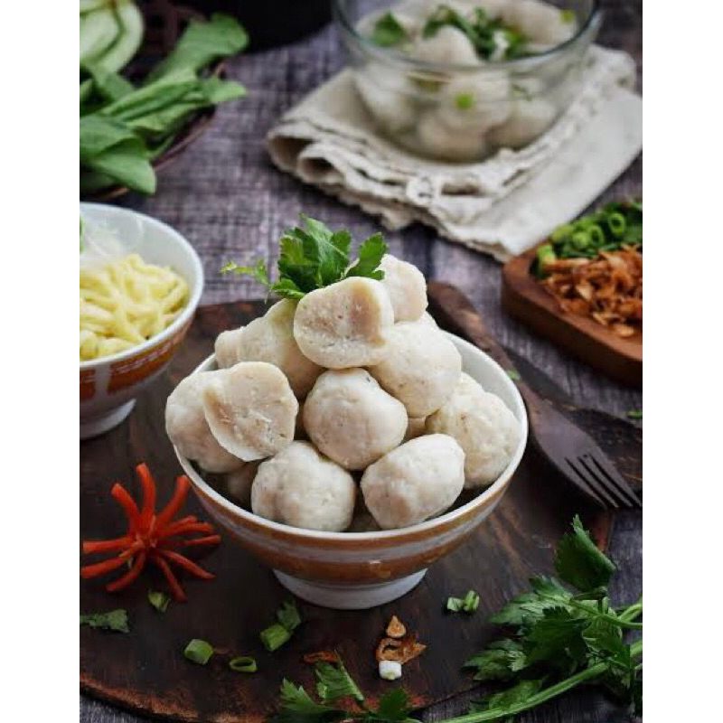 

Bakso ayam homemade isi 10