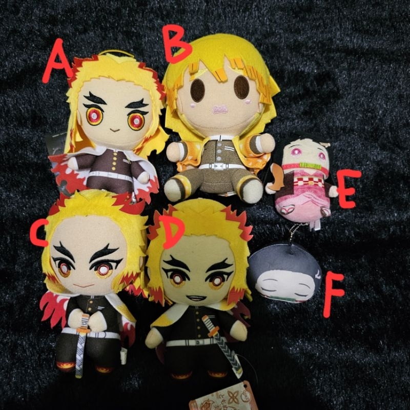nuigurumi plush kimetsu no yaiba rengoku zenitsu nezuko
