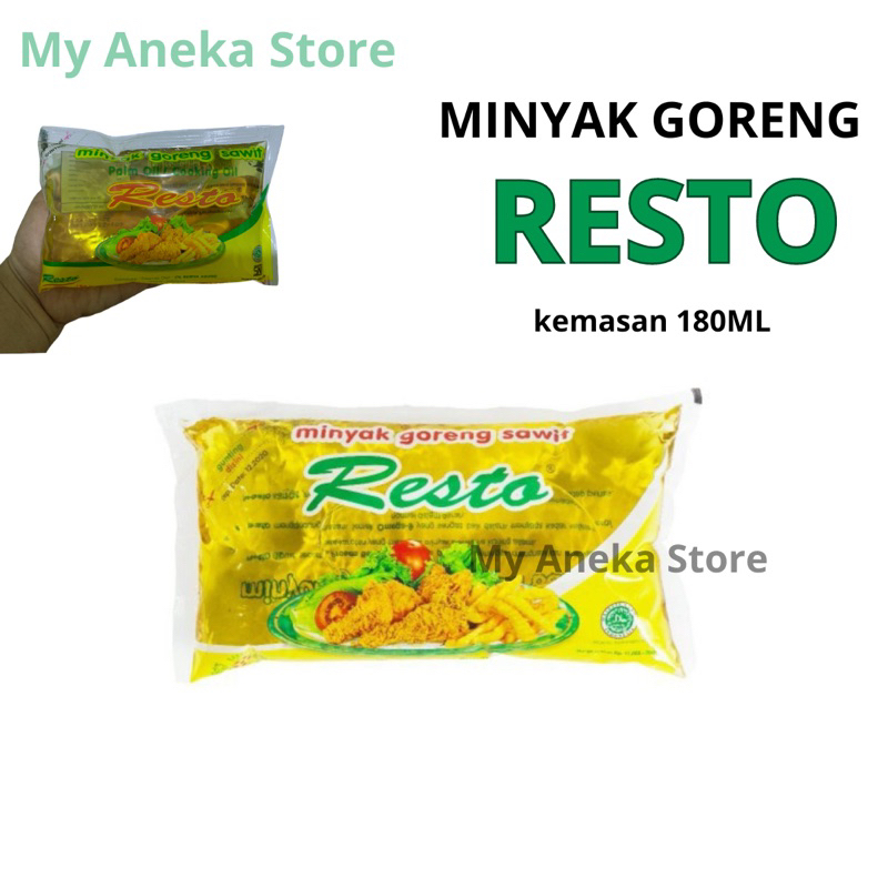 MINYAK GORENG RESTO 180ML/ RESTO 180 ML /MINYAK MURAH