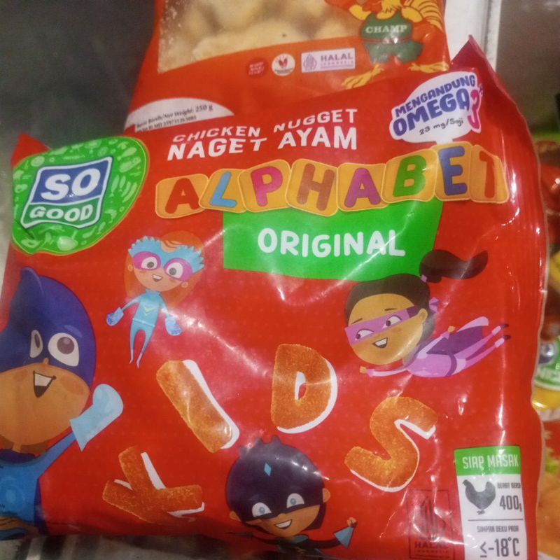 

Naget So Good 400gram bentuk