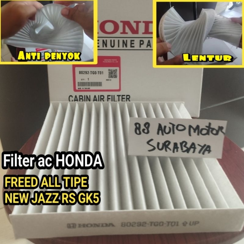 FILTER AC HONDA FREED NEW JAZZ RS GK5 FILTER AC HONDA JAZZ RS GK5