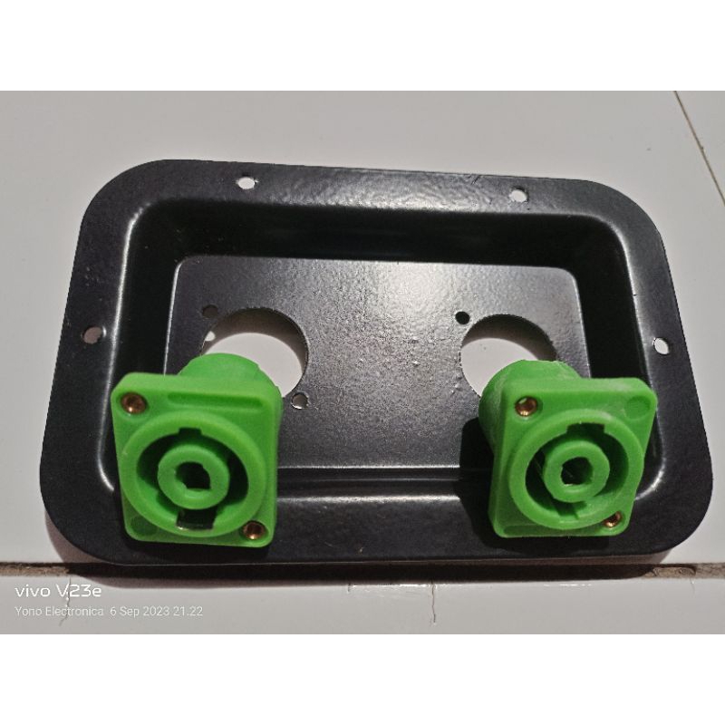 Plat spicon 2 Lubang+soket spicon