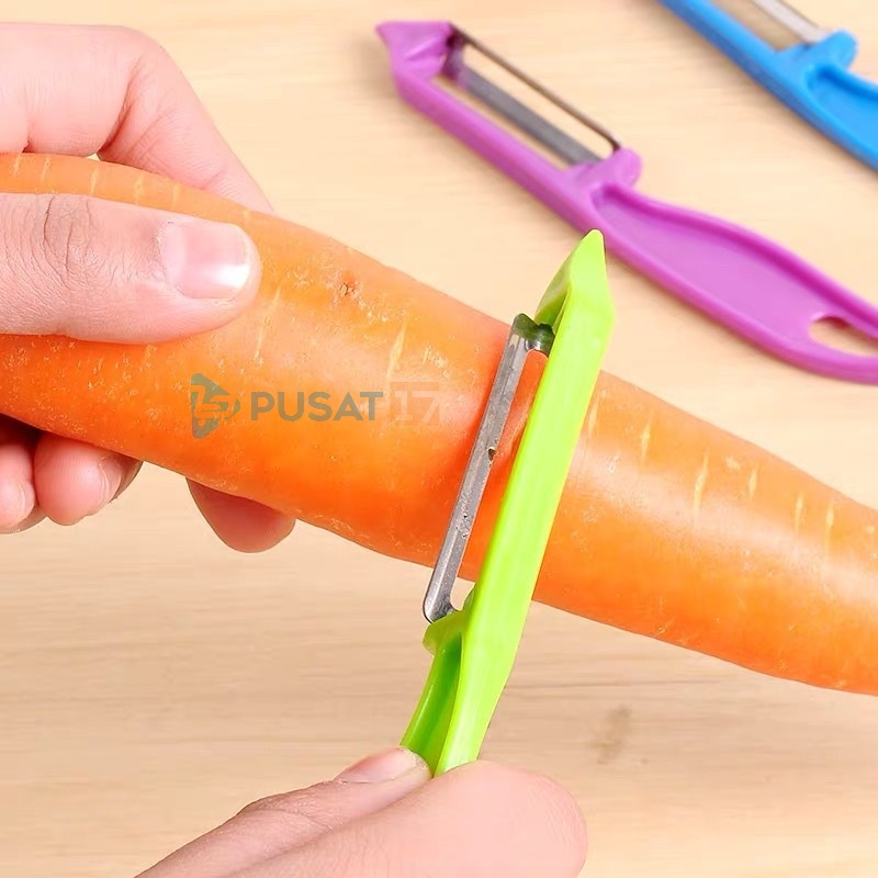 [GB] PISAU BUAH STAINLESS PISAU PENGUPAS KULIT BUAH DAN SAYUR / PISAU KUPAS WORTEL KENTANG / PISAU D
