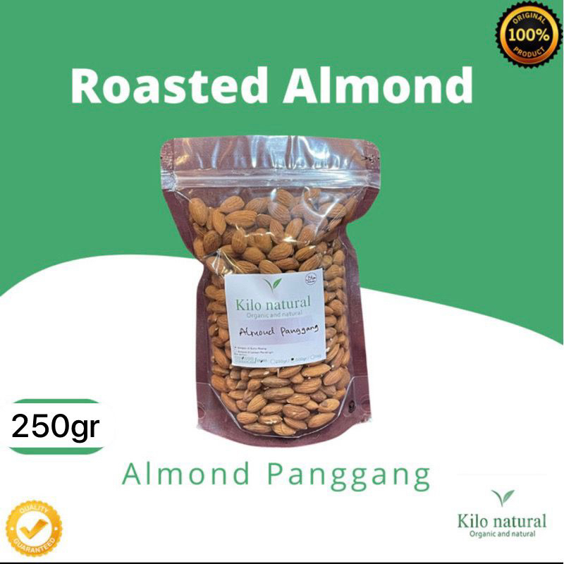 

Roasted Almond Whole 250gr / Almond Panggang Utuh 250gram