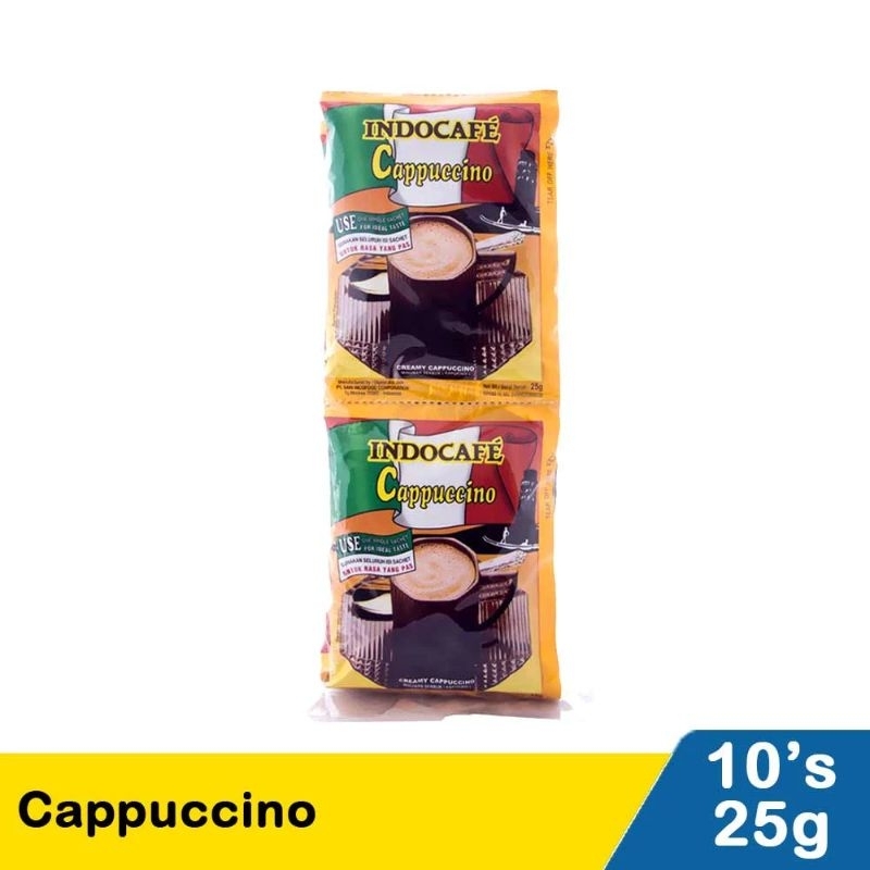 

kopi Indocafe Cappucino 10 x 25gr