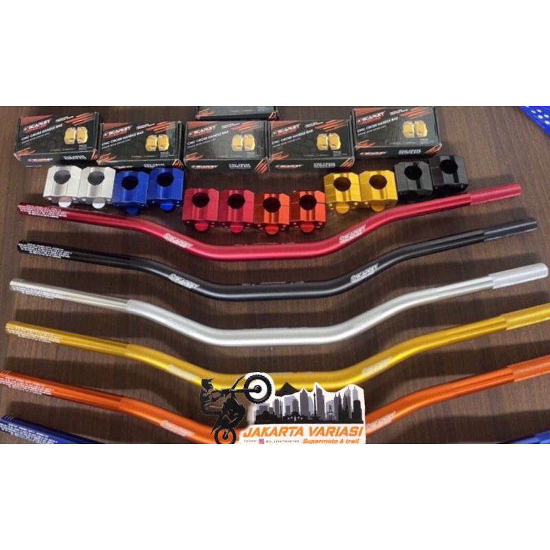 stang Fatbar scarlet mx series low tebal 5.8mm original stang scarlet low crf 150 klx 150 wr155 trai