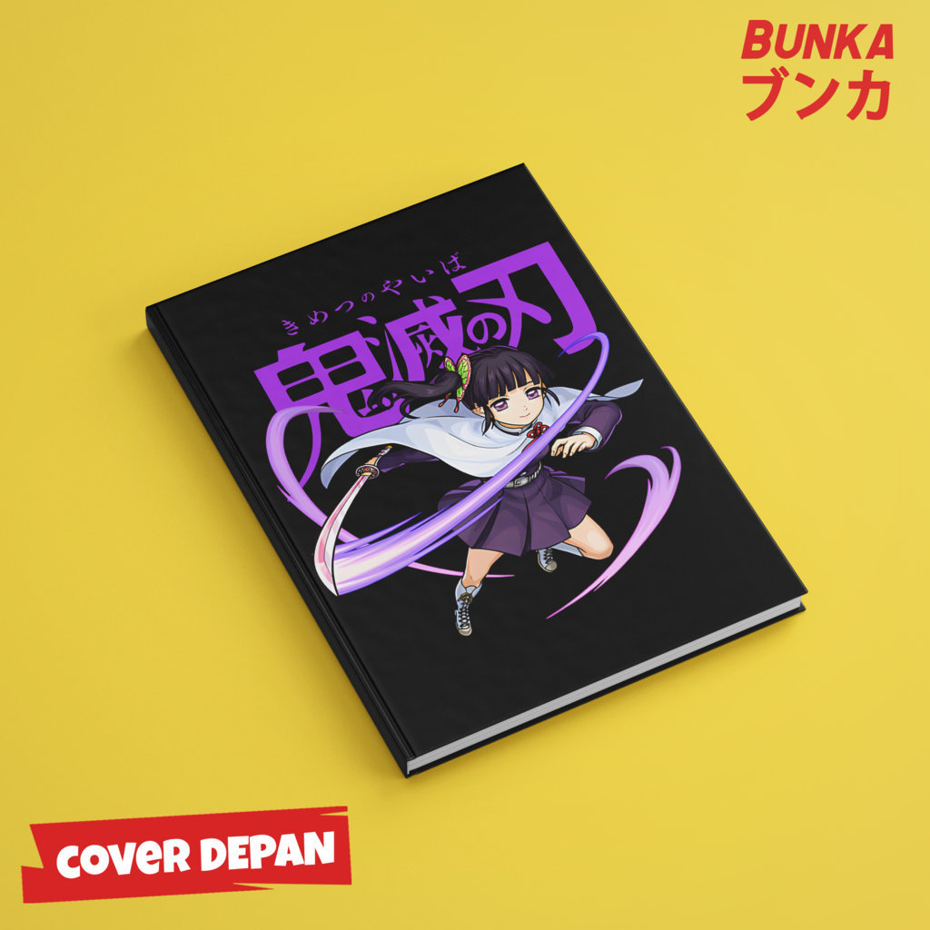 

Note Book Aesthetic Anime Kimetsu no Yaiba Demon Slayer Kanao Tsuyuri Design Hardcover A5 Buku Tulis Catatan Notes Agenda Planner Jurnal vintage buku catatan story book kado anniversary valentine cowok cewek murah