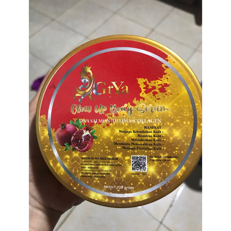 grya beauty dna salmon penghilang flek hitam jerawat dan bekas jerawat mengobati ruam popok