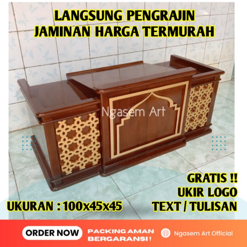 Meja Kajian Ilmu - Meja Majelis Ilmu - Meja Podium Pengajian