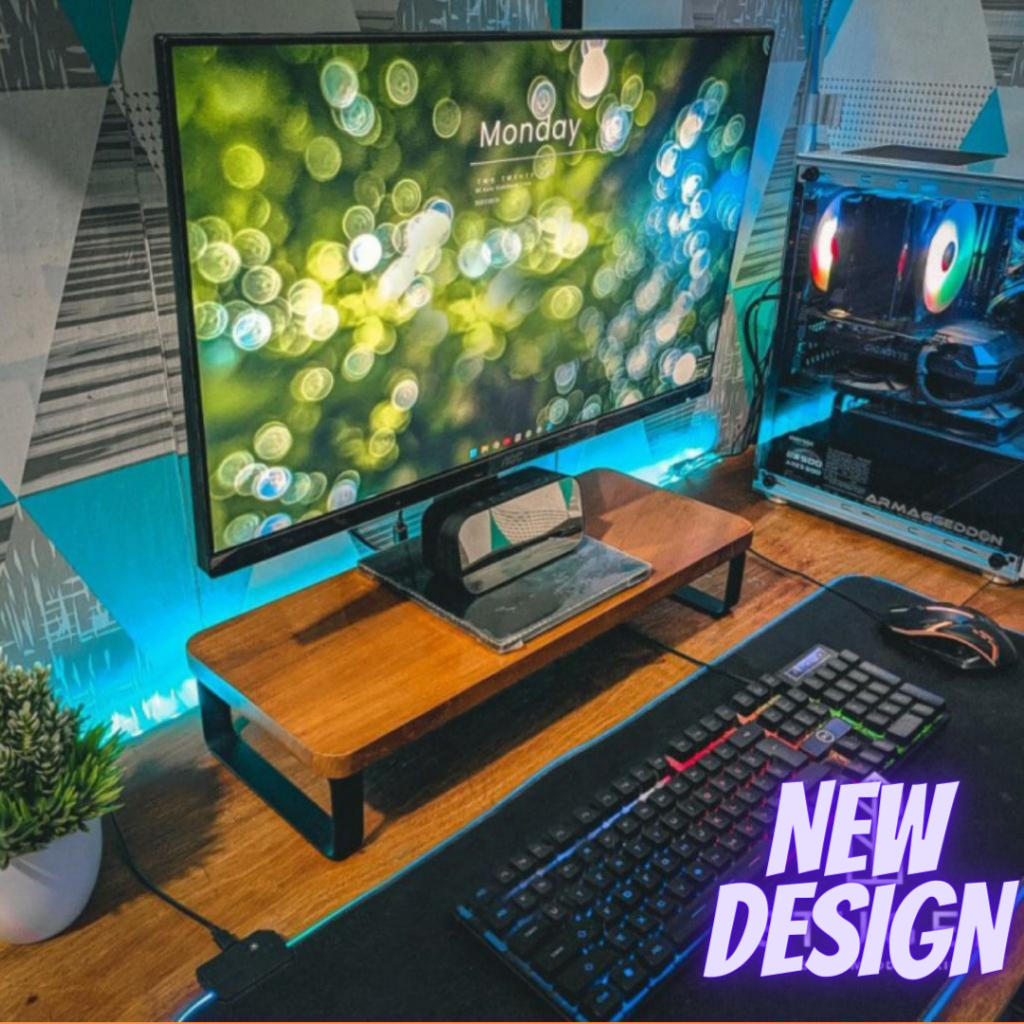 Stand Monitor / Meja Monitor / Alas Monitor Komputer / Meja Monitor PC / Stand Laptop / Meja Laptop