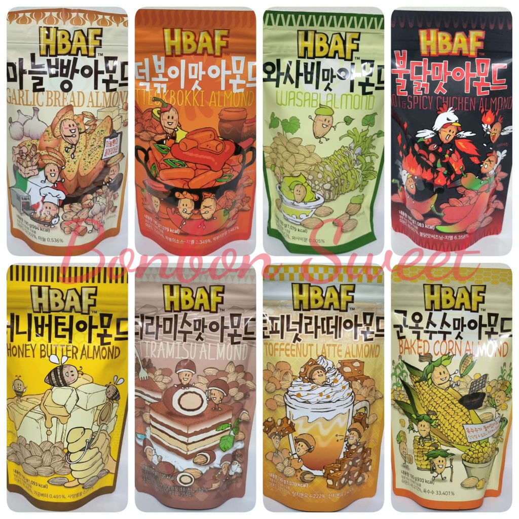 

Honey Butter Almond Korea HBAF Kacang Almond TOMS 8 variant 190gr ORIGINAL