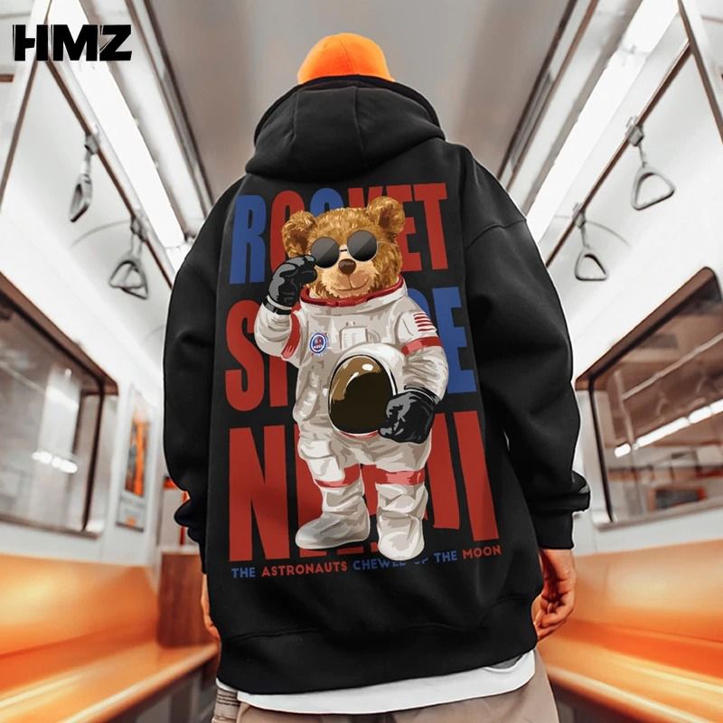 RajaHoodie Sweater Hoodie Jumper Rocket Smile