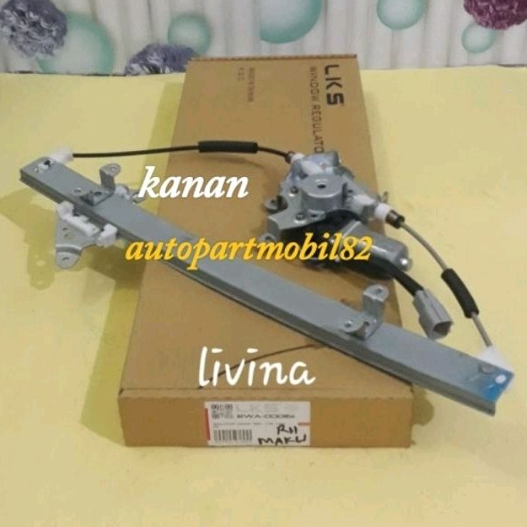 Window Regulato +  Motor Power Window Depan Grand Livina/Livina Sebelah Kanan