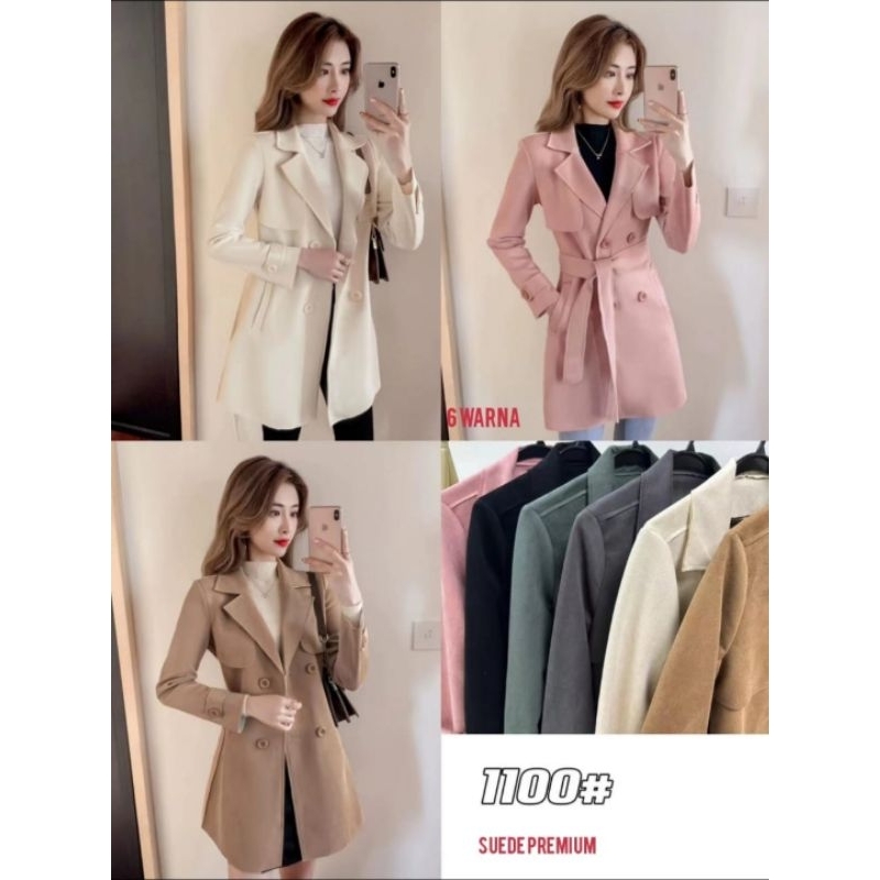 LONG COAT SUEDE IMPORT/ JAKET SUEDE