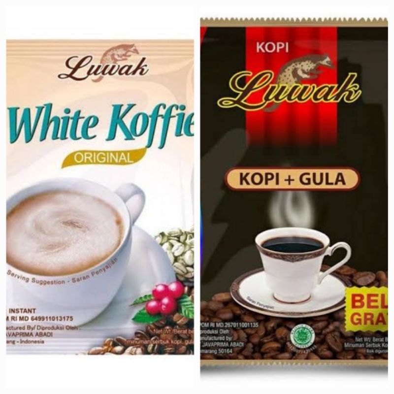 

Kopi luwak hitam & white