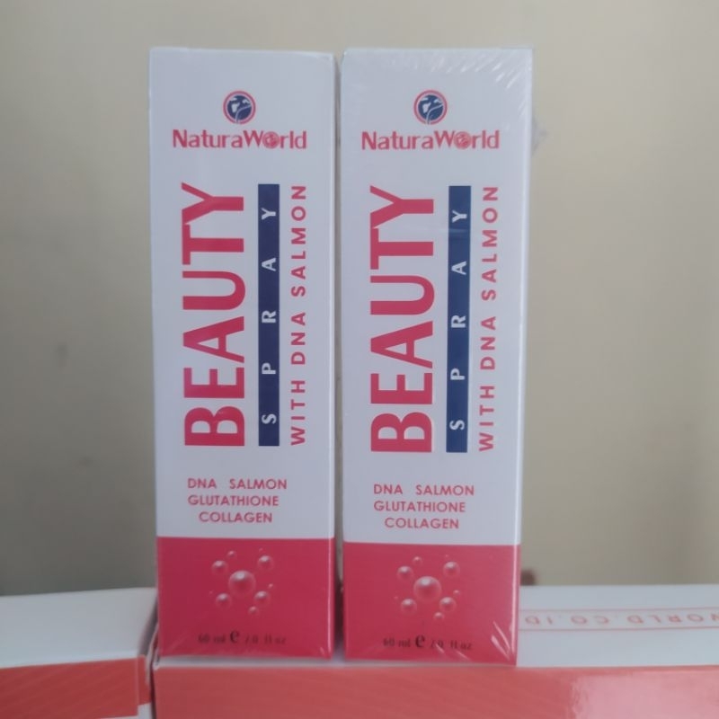 Natura Beauty Spray DNA Salmon Original Natura World Beauty Harga Per Paket