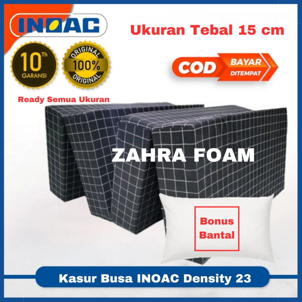 Kasur Busa Lipat INOAC EON D23 Asli ORIGINAL Semua ukuran Tebal 15 cm