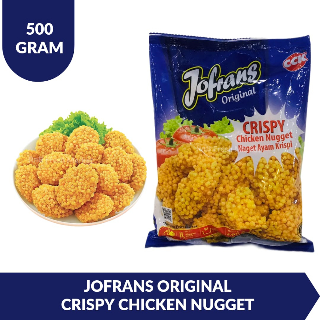 

Jofrans Original Crispy Chicken Nugget 500 Gram