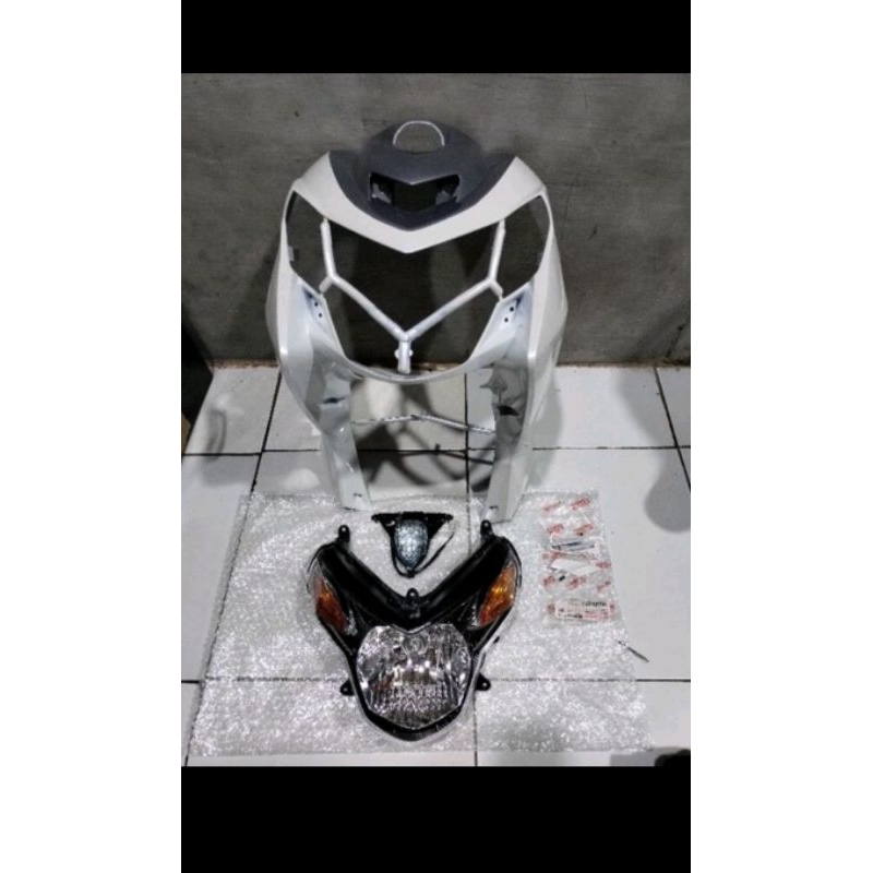 cover tameng depan Nouvo Z original Vietnam biru tameng vietkong