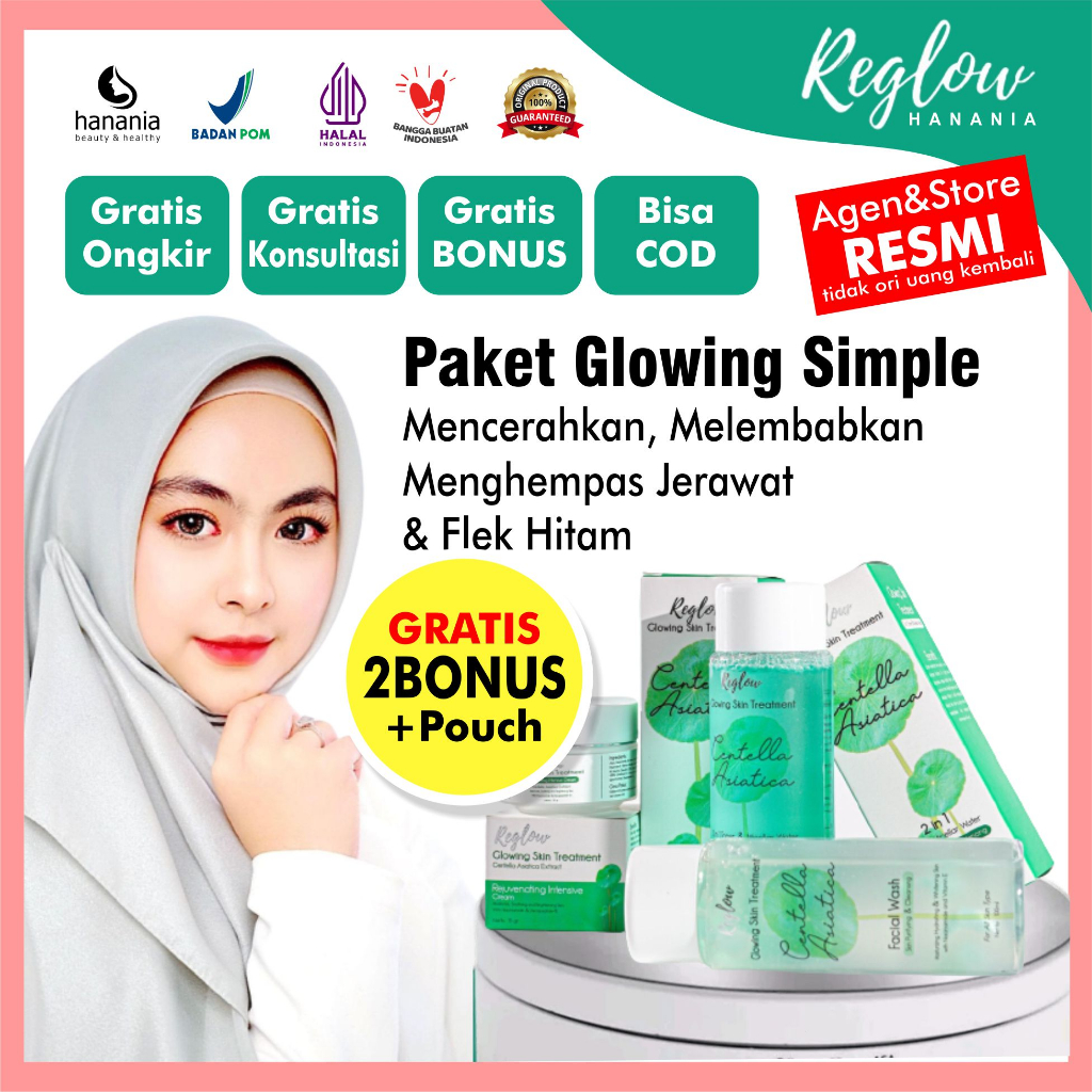 REGLOW SERIES Cream Penghilang Flek Jerawat Glowing skin Treatment Original BPOM - RE GLOW