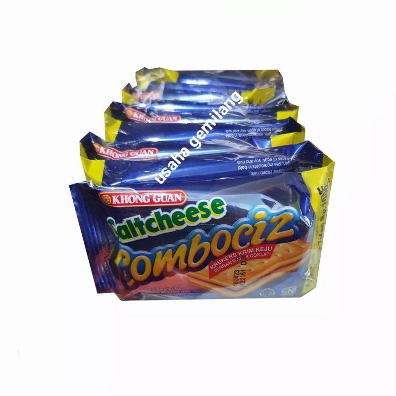 

Piscoklegit_ Khong Guan Saltcheese Combo, Combociz, Comberry (20Gr X 10Pcs) / Biskuit Khong Guang