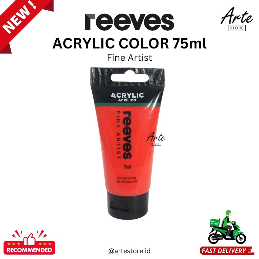 

Cat Acrylic Reeves Vermilion 75ml