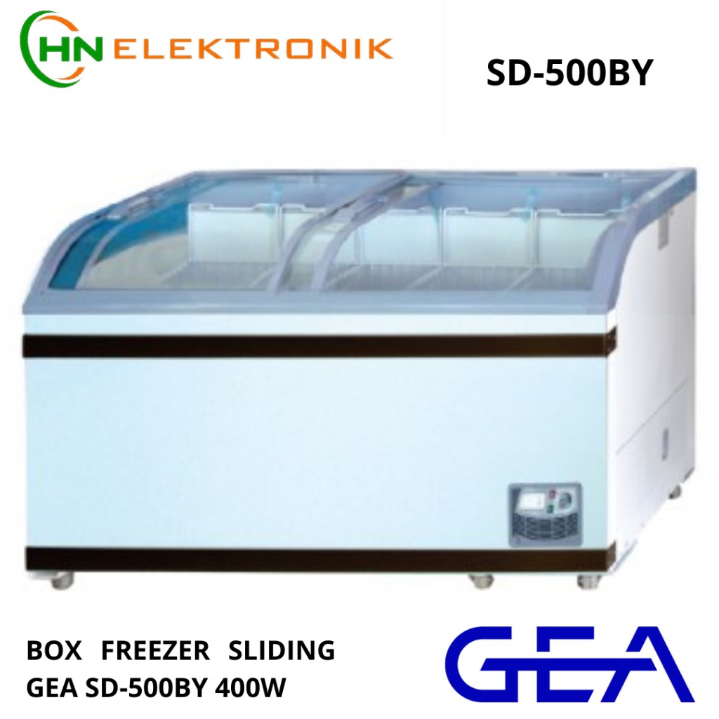 CHEST FREZER BOX FREZER SLIDING GEA SD 500BY 400W