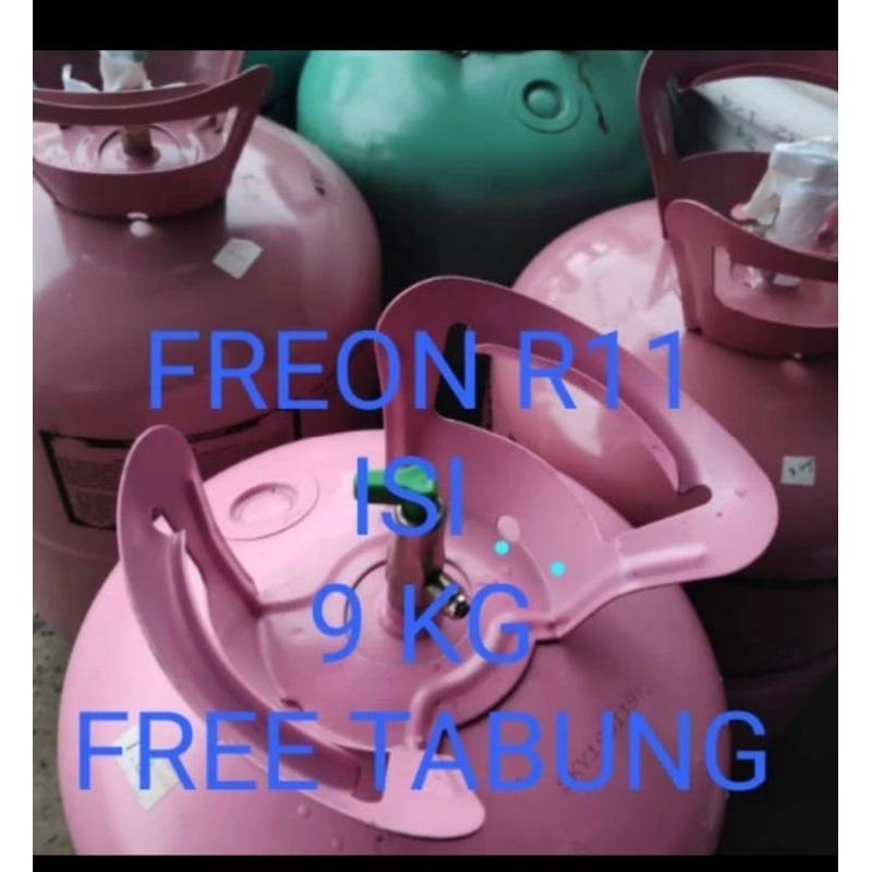 fre on r11 utk flushing pipa ac atau kulkas isi 9 kg per tabung preon blasing