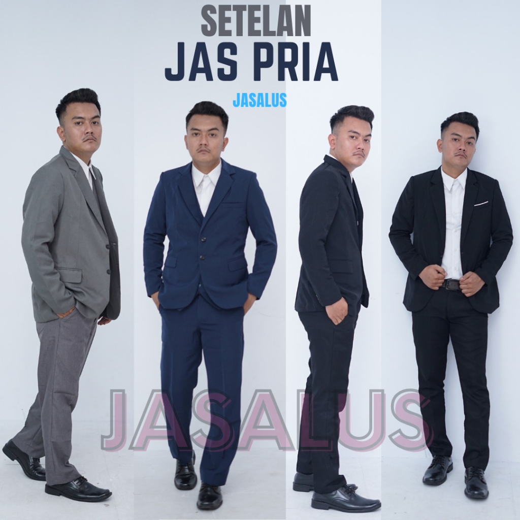 SETELAN JAS BLAZER PRIA SLIMFIT / JAS KANTOR / CASUAL