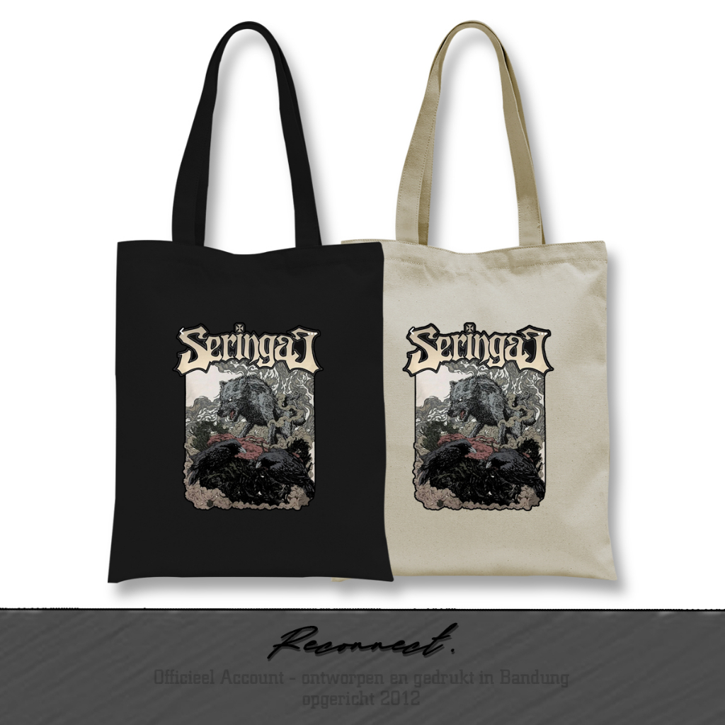 Reconnect Totebag Motif Band Seringai - GRATIS TAMBAH NAMA