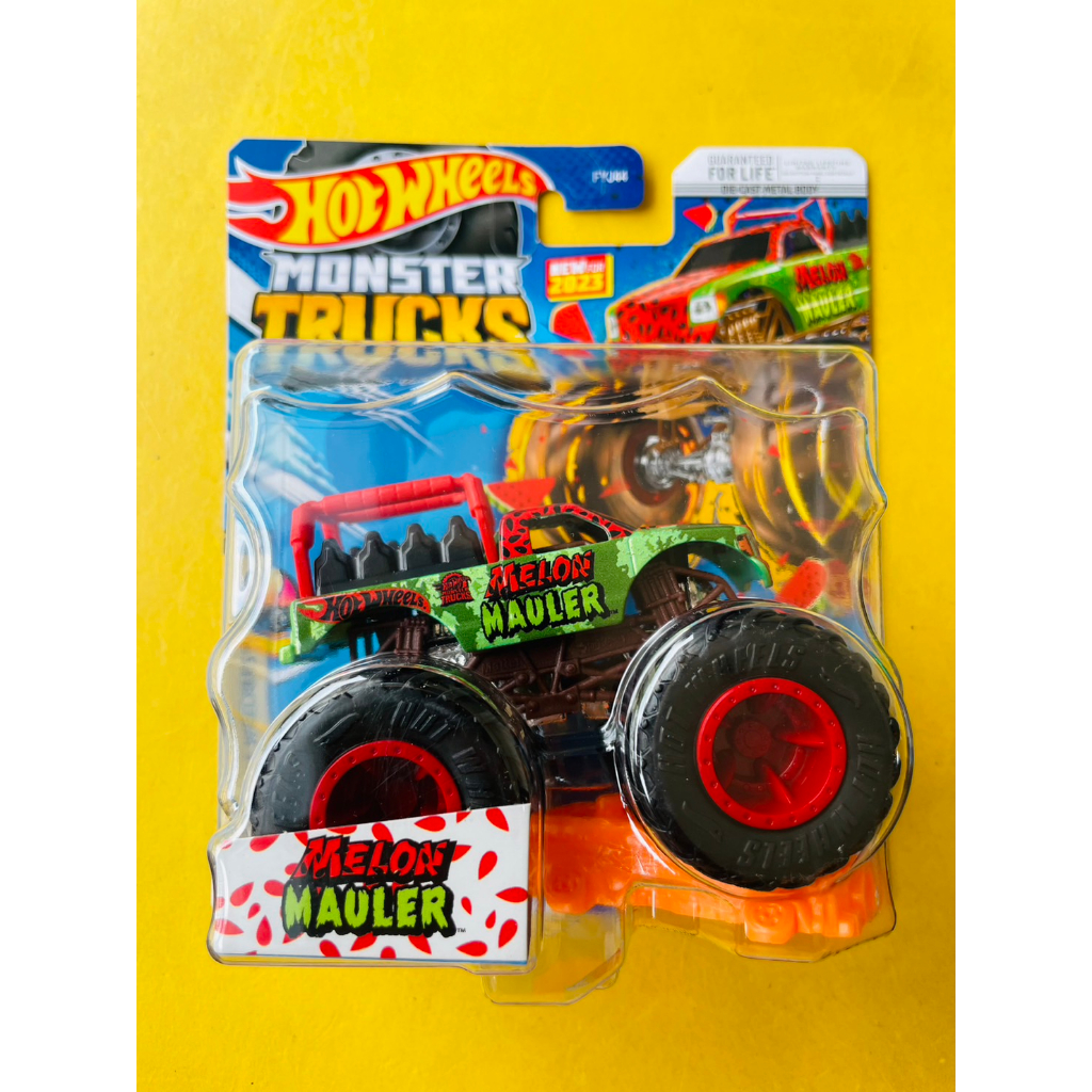 Hot Wheels Monster Trucks Melon Mauler l Diecast Miniatur Mobil Big Foot l Mainan Mobilan Anak Giant