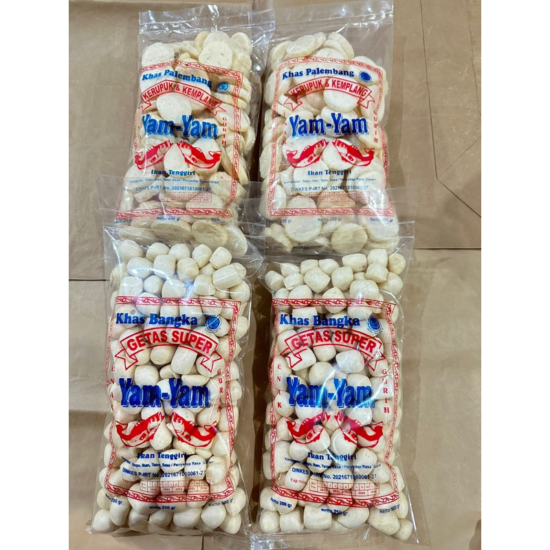 

paket 4bungkus super mini mix getas bangka