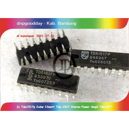 Promo Ic Tda1517p 2x6w 12watt Tda 1517 Stereo Power Ampli Tda1517 Berkualitas