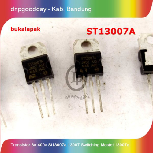 Jual transistor 8a 400v st13007a 13007 switching mosfet 13007a Limited