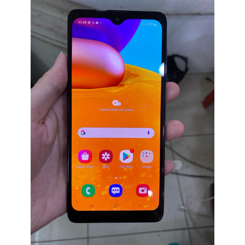 Samsung a71 SM-A715F Ram 8/128 Mesin samsung A71 original sein Lcd lokal Oled