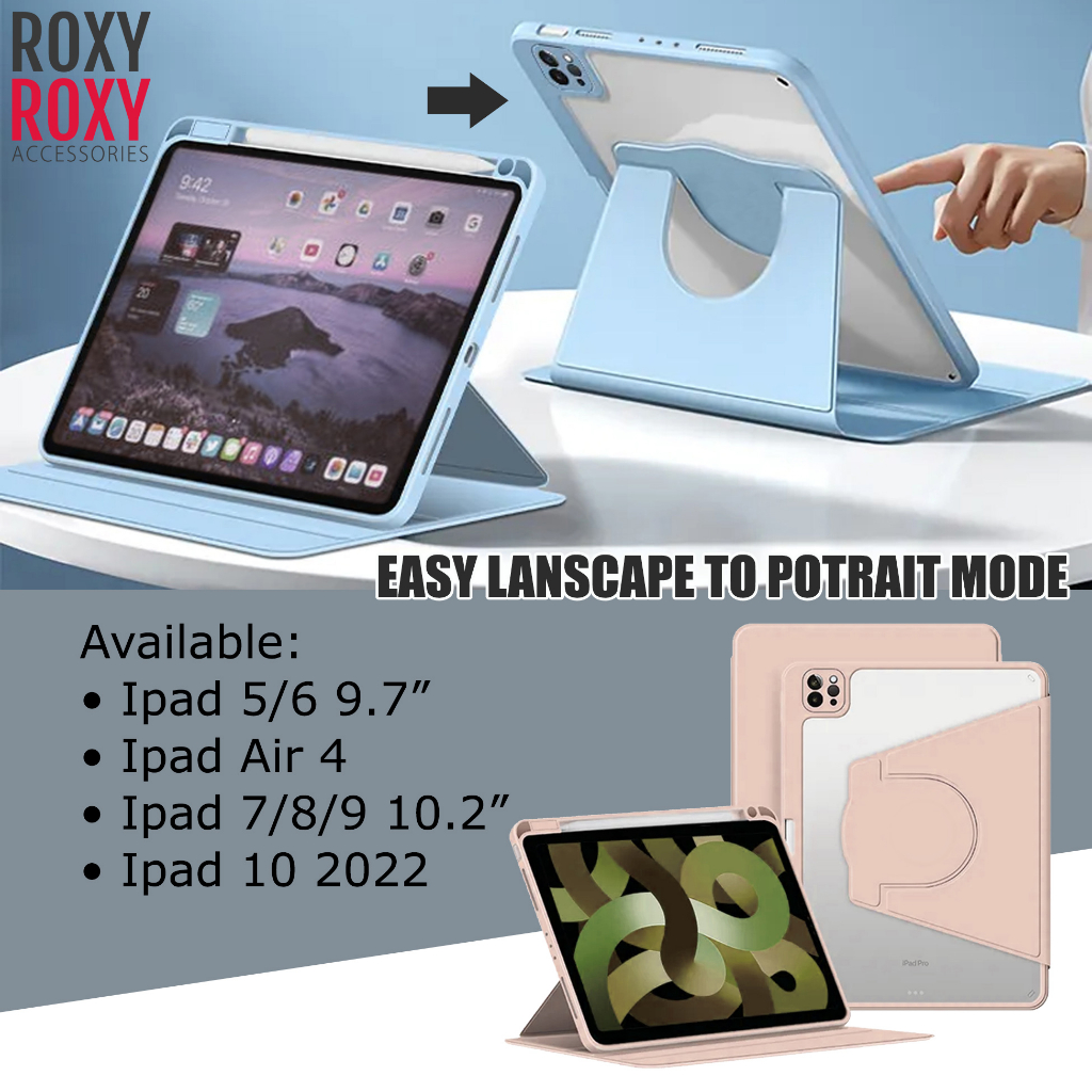 Case Putar iPad Case 360° Degree Rotating for iPad 10 2022 Casing ipad For iPad pro 11 2020 Air 4 10