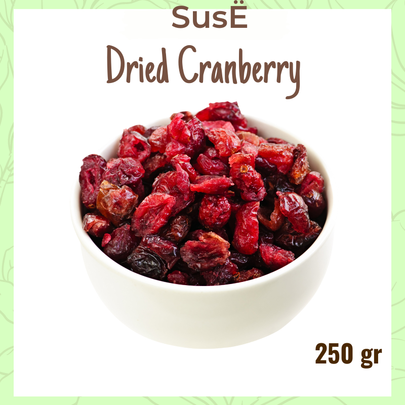 

SUSE Buah Cranberry Tanpa Gula Premium 250gr Dried Cranberry Dried Cranberries Cemilan Sehat Diet