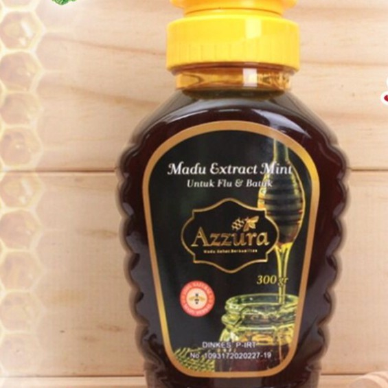 

Madu Flu & Batuk Madu Extract Mint Madu Kesehatan Original 100% Madu Azzura 300 Gram