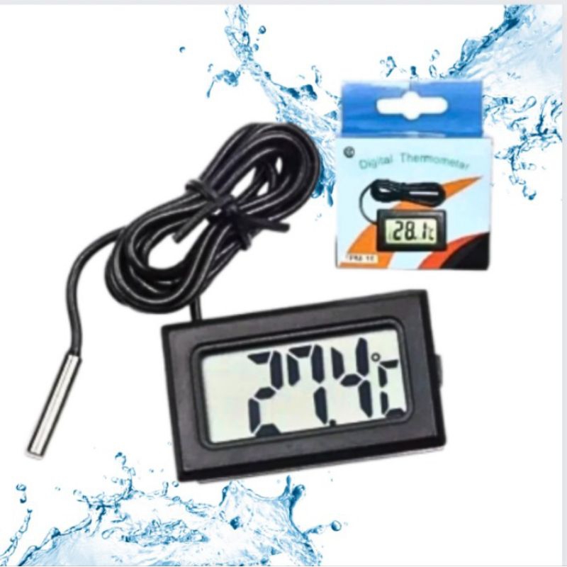 Pengukur suhu Termometer aquarium DIGITAL