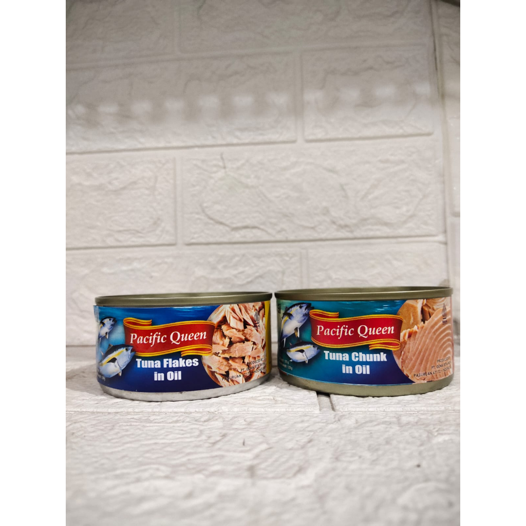 

Pacific Queen Tuna in Oil / Tuna Kaleng 185gr exp 12.2025