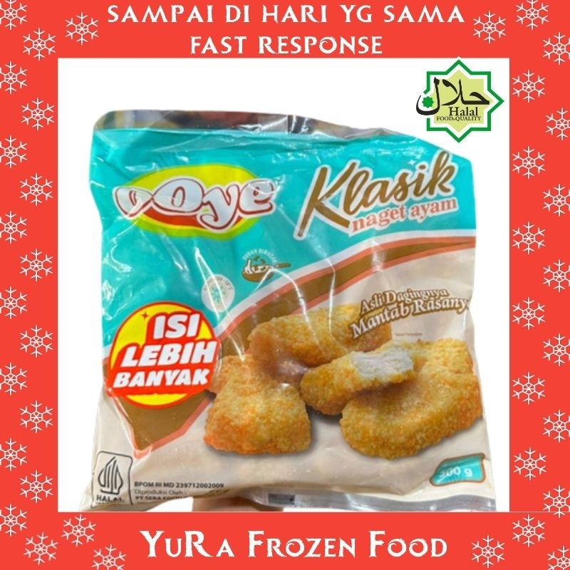OOYE Klasik Chicken Nugget 500 gr Naget Ayam