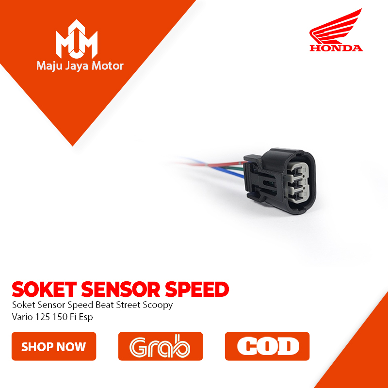 Soket Kabel Sensor Speed Kilo Meter Kecepatan Speedometer Beat Street Scoopy Vario 125 150 Fi Esp