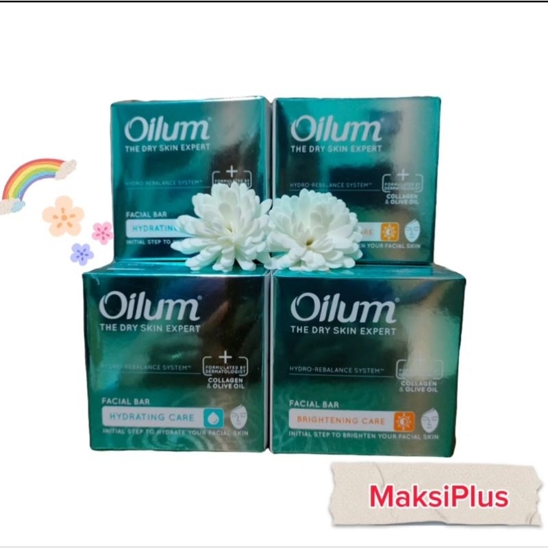 OILUM Sabun Wajah Collagen & Olive Oil Facial Bar 60Gr