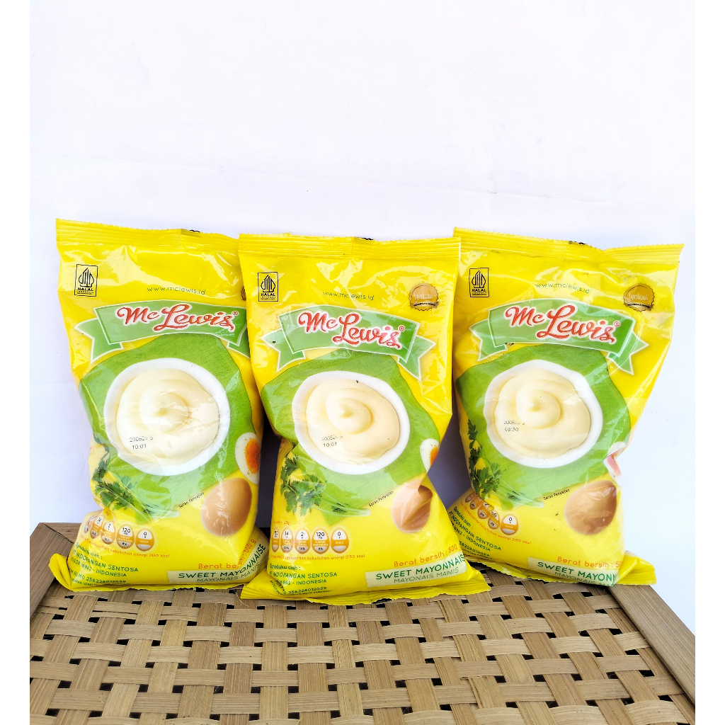 

Mc Lewis Sweet Mayo 500 Gr Free Bubble Wrap dan Dus Tebal