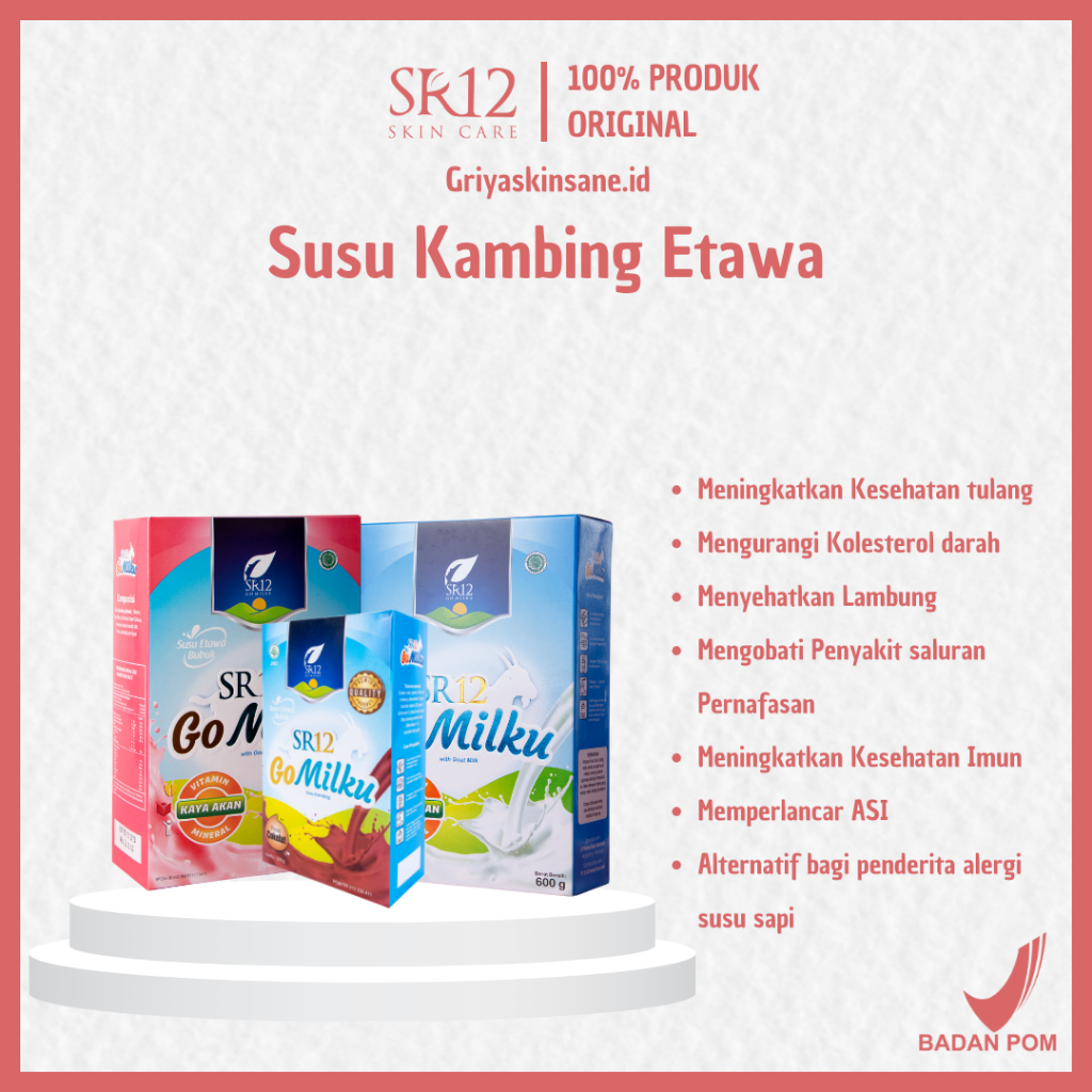 

Go Milku SR12 Halal Susu Kambing Etawa Premium Meningkatkan Kesehatan Inmun Aman Bumil Busui